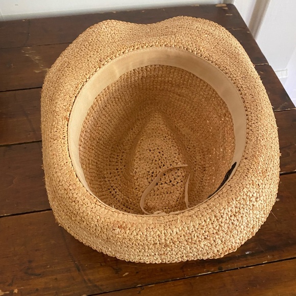 BANANA REPUBLIC |  Natural Straw Fedora, women's - Picture 5 of 7